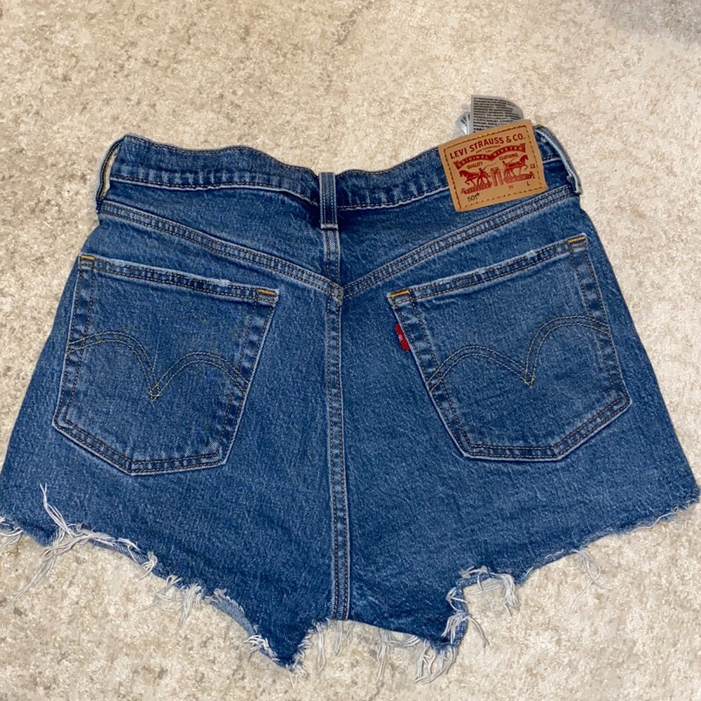 Levi’s 501 cutoff Jean shorts blue size 27 high waisted